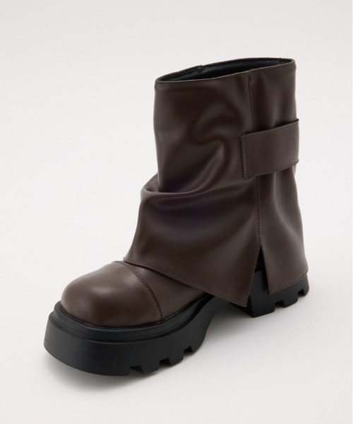 RODEO CROWNS WIDE BOWL（ロデオクラウンズワイドボウル）の「カバーショートブーツ（ブーツ・レディース・ブラック/ブラウン/グレー系その他・MEDIUM/LARGE）」の14枚目の写真