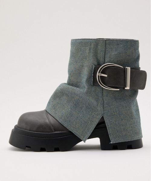 RODEO CROWNS WIDE BOWL（ロデオクラウンズワイドボウル）の「カバーショートブーツ（ブーツ・レディース・ブラック/ブラウン/グレー系その他・MEDIUM/LARGE）」の17枚目の写真