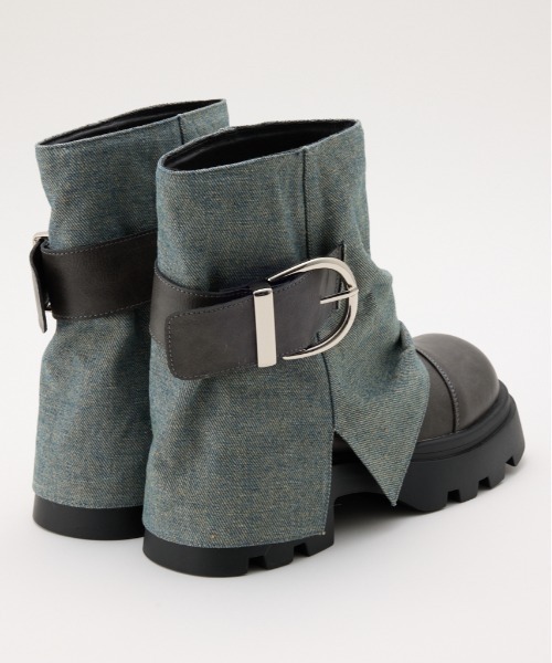 RODEO CROWNS WIDE BOWL（ロデオクラウンズワイドボウル）の「カバーショートブーツ（ブーツ・レディース・ブラック/ブラウン/グレー系その他・MEDIUM/LARGE）」の19枚目の写真