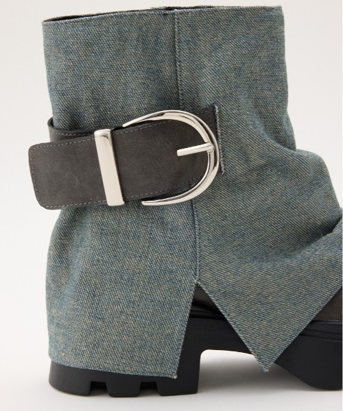 RODEO CROWNS WIDE BOWL（ロデオクラウンズワイドボウル）の「カバーショートブーツ（ブーツ・レディース・ブラック/ブラウン/グレー系その他・MEDIUM/LARGE）」の22枚目の写真