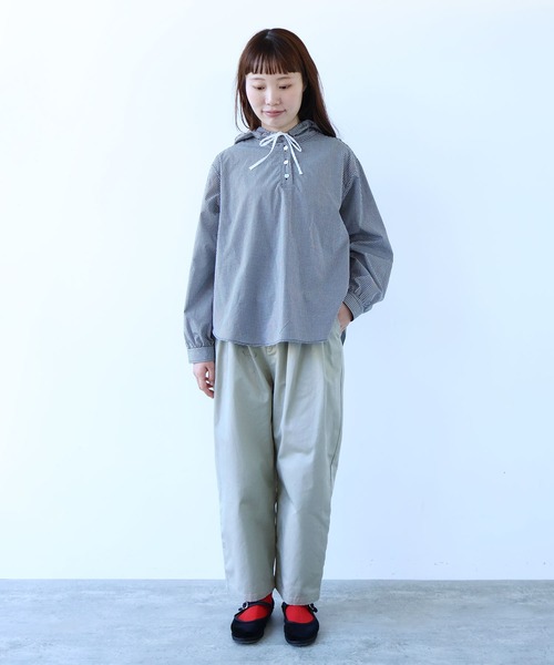 bulle de savon（ビュルデサボン）の「80/タイプライターナチュラルトリプルワッシャー スノーパーカー（シャツ/ブラウス・レディース・その他/ピンク・FREE）」の21枚目の写真