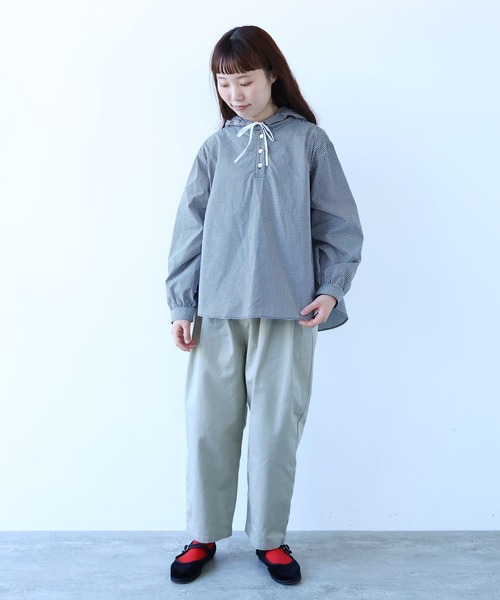 bulle de savon（ビュルデサボン）の「80/タイプライターナチュラルトリプルワッシャー スノーパーカー（シャツ/ブラウス・レディース・その他/ピンク・FREE）」の16枚目の写真