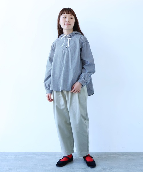 bulle de savon（ビュルデサボン）の「80/タイプライターナチュラルトリプルワッシャー スノーパーカー（シャツ/ブラウス・レディース・その他/ピンク・FREE）」の17枚目の写真