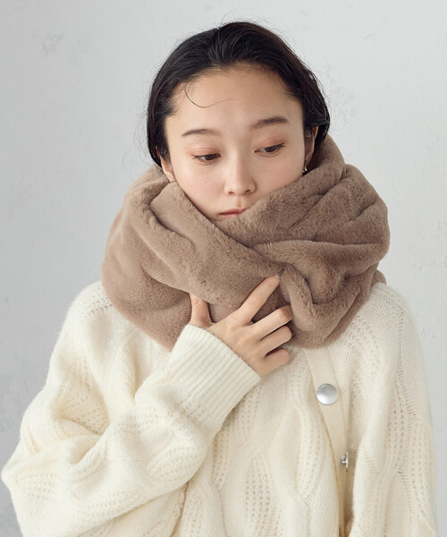 セール】フェイクファースヌード（ネックウォーマー/スヌード）｜MONO