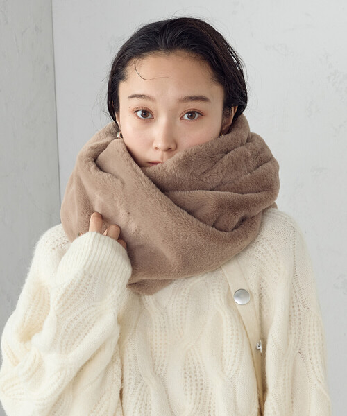 セール】フェイクファースヌード(ネックウォーマー/スヌード)|MONO セール】フェイクファースヌード(ネックウォーマー/スヌード)|MONO