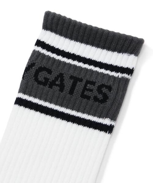 PEARLY GATES（パーリーゲイツ）の「【PEARLY GATES】ロゴラインミドルソックス (LADIES)（ソックス/靴下・レディース・ホワイト/ホワイト系その他2/ホワイト系その他4/ホワイト系その他6・FREE）」の5枚目の写真