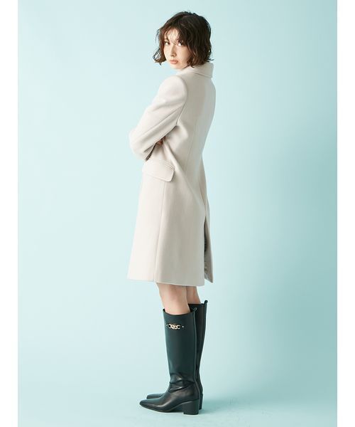 LILY BROWN（リリーブラウン）の「[L.B CANDY STOCK]ダブルビジューミディコート（チェスターコート・レディース・アイボリー/ブラック・0/1）」の17枚目の写真