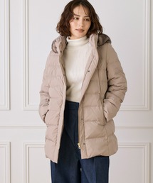 INED（イネド）の「【WEB限定】フェイクファーフードミドル丈ダウンコート（ダウンジャケット/コート）」