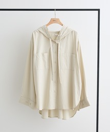 CRAFT STANDARD BOUTIQUE | フーディーオーバーサイズシャツ(シャツ/ブラウス)