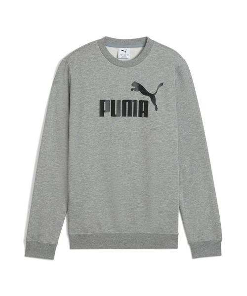 PUMA(プーマ)の「PUMA プーマ ボーイズ ESS NO.1 ロゴ クルー スウェット 120-160cm(スウェット・キッズ・ブラック/ヘザーグレー・160/150/130/140/120)」の1枚目の写真