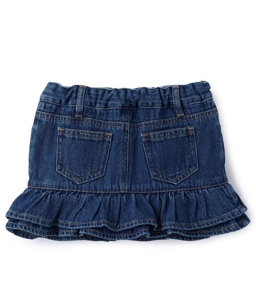 petit main(プティマイン)の「パールデニムスカパン(スカート・キッズ・サックスブルー/ブルー/ブラック・100cm/110cm/120cm/90cm/130cm/80cm)」の13枚目の写真