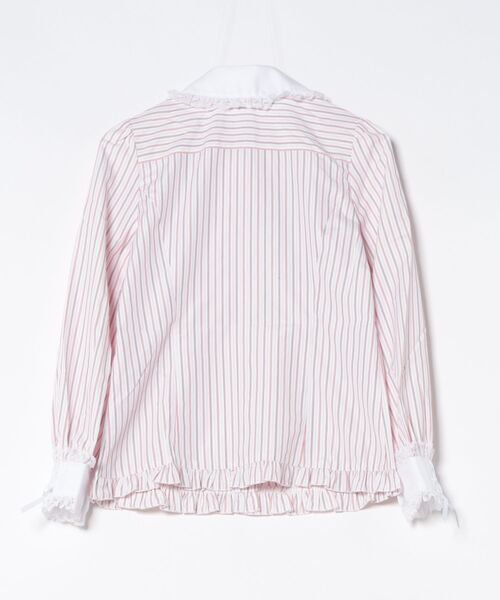 Secret Honey（シークレットハニー）の「クレリックストライプシャツ（シャツ/ブラウス・レディース・ワインレッド/ブラック・MEDIUM）」の12枚目の写真