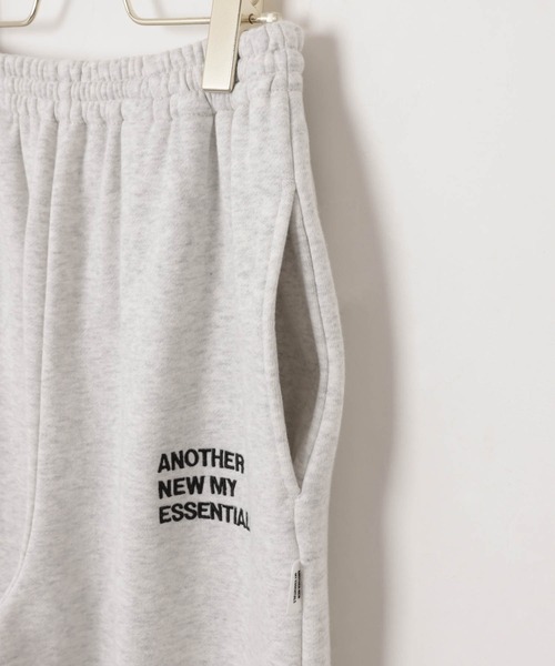 ANME（アンメ）の「裏起毛ロゴ刺繍ANMEスウェットパンツ（スウェットパンツ・レディース・ブラック/ブラウン/オフホワイト/オートミール・L/M/XXL/XL）」の21枚目の写真