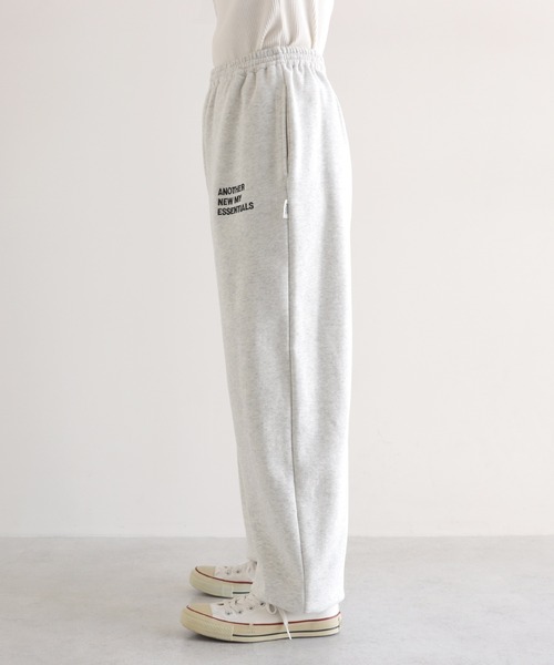 ANME（アンメ）の「裏起毛ロゴ刺繍ANMEスウェットパンツ（スウェットパンツ・レディース・ブラック/ブラウン/オフホワイト/オートミール・L/M/XXL/XL）」の6枚目の写真