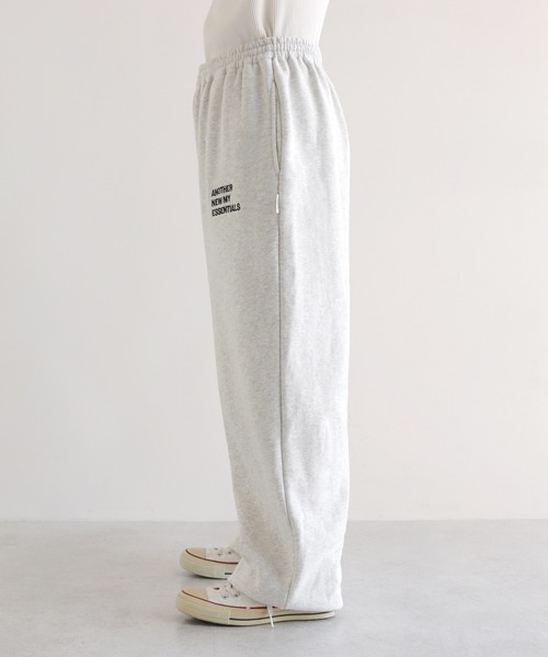 ANME（アンメ）の「裏起毛ロゴ刺繍ANMEスウェットパンツ（スウェットパンツ・レディース・ブラック/ブラウン/オフホワイト/オートミール・L/M/XXL/XL）」の9枚目の写真