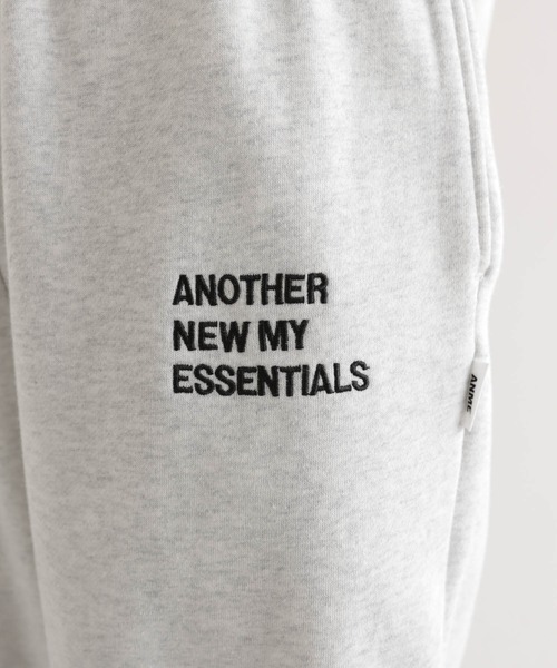 ANME（アンメ）の「裏起毛ロゴ刺繍ANMEスウェットパンツ（スウェットパンツ・レディース・ブラック/ブラウン/オフホワイト/オートミール・L/M/XXL/XL）」の15枚目の写真