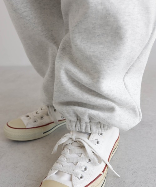 ANME（アンメ）の「裏起毛ロゴ刺繍ANMEスウェットパンツ（スウェットパンツ・レディース・ブラック/ブラウン/オフホワイト/オートミール・L/M/XXL/XL）」の16枚目の写真