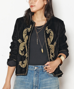 COUTURE D'ADAM (クチュール ド アダム) Velvet Embroidery ジャケット