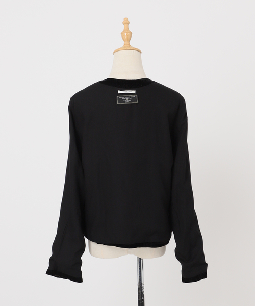 COUTURE D'ADAM/クチュールドアダム】Velvet Embroidery Jacket