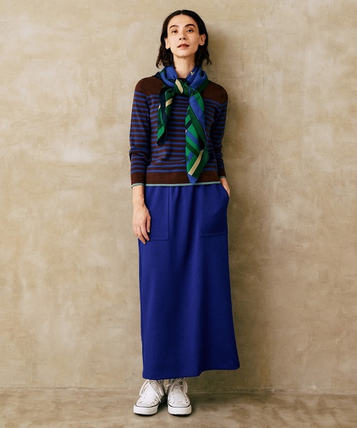 LA MARINE FRANCAISE（マリン フランセーズ）の「ダンボールタイトスカート（スカート・レディース・チャコールグレー/ブルー/ネイビー・0/1）」の10枚目の写真