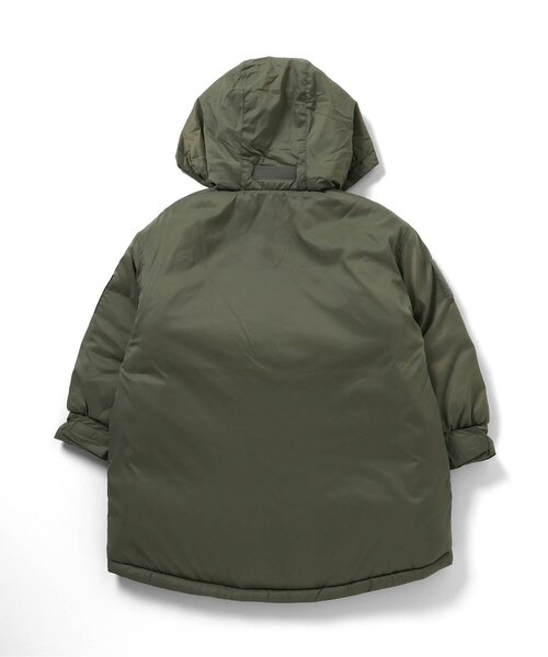 BREEZE(ブリーズ)の「【いつでもあったか機能綿】フードがしまえるモンスターコート(モッズコート・キッズ・ブラック/カーキ・150/140/130/120/110/100/90)」の17枚目の写真