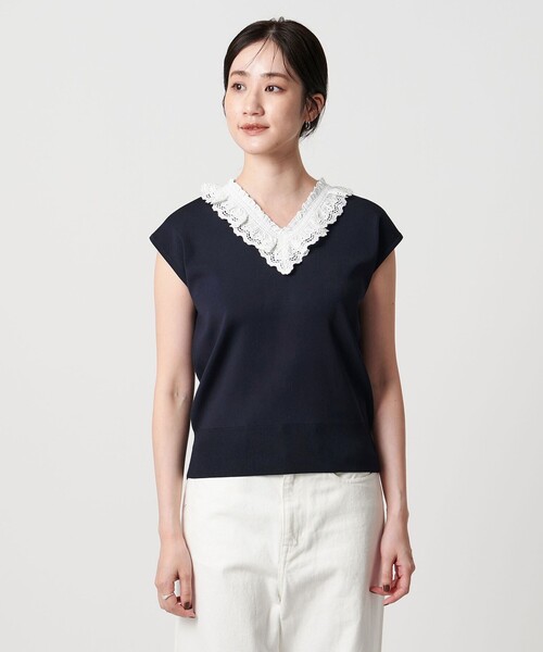 UNITED ARROWS（ユナイテッドアローズ）の「スカラップ レース フリル