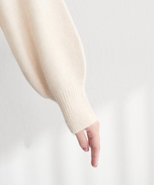 natural couture(ナチュラルクチュール)の「【miffyコラボ】miffy釦ニットカーデ(カーディガン/ボレロ・レディース・ブラウン/ピンク/ブルー/グレー/オフホワイト/グレイッシュベージュ・FREE)」の15枚目の写真