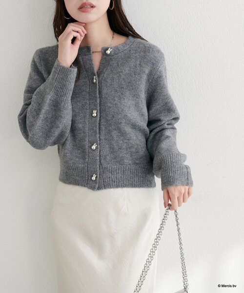 miffy style限定 ニットカーディガン gray miffy style限定 ニットカーディガン gray - メルカリ