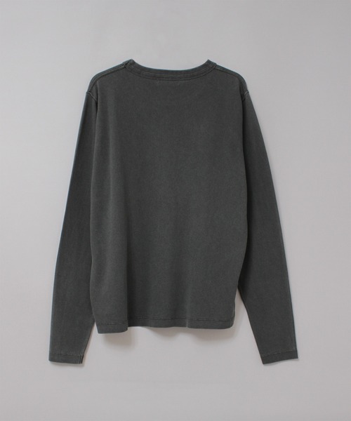 RNA-N(アールエヌエーエヌ)の「M2536 ゆる天竺USED風ロゴT(Tシャツ/カットソー・レディース・サックスブルー/キナリ/スミクロ・FREE)」の6枚目の写真
