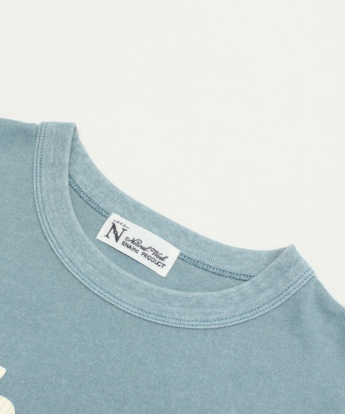 RNA-N(アールエヌエーエヌ)の「M2536 ゆる天竺USED風ロゴT(Tシャツ/カットソー・レディース・サックスブルー/キナリ/スミクロ・FREE)」の16枚目の写真