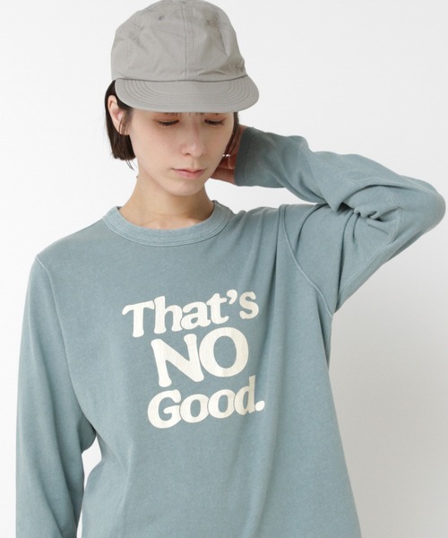 RNA-N(アールエヌエーエヌ)の「M2536 ゆる天竺USED風ロゴT(Tシャツ/カットソー・レディース・サックスブルー/キナリ/スミクロ・FREE)」の22枚目の写真