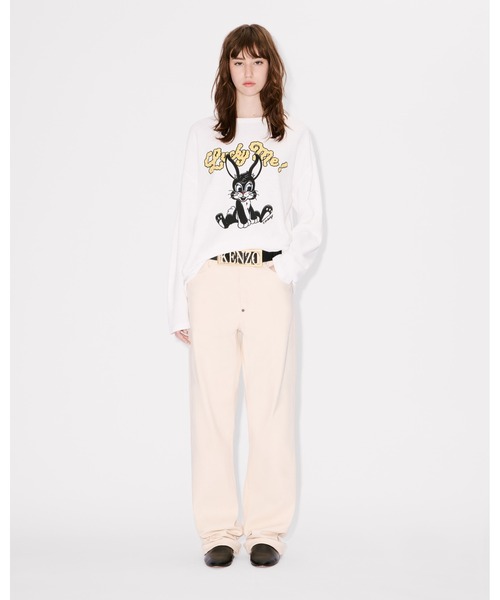 KENZO(ケンゾー)の「'KENZO Cartoon' ロング スリーブ コットン Tシャツ(Tシャツ/カットソー・レディース・ホワイト系その他・MEDIUM/SMALL/X-SMALL)」の2枚目の写真