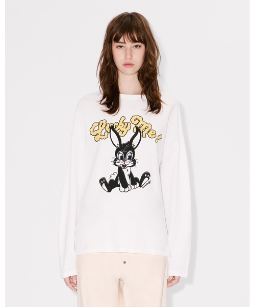 KENZO(ケンゾー)の「'KENZO Cartoon' ロング スリーブ コットン Tシャツ(Tシャツ/カットソー・レディース・ホワイト系その他・MEDIUM/SMALL/X-SMALL)」の4枚目の写真