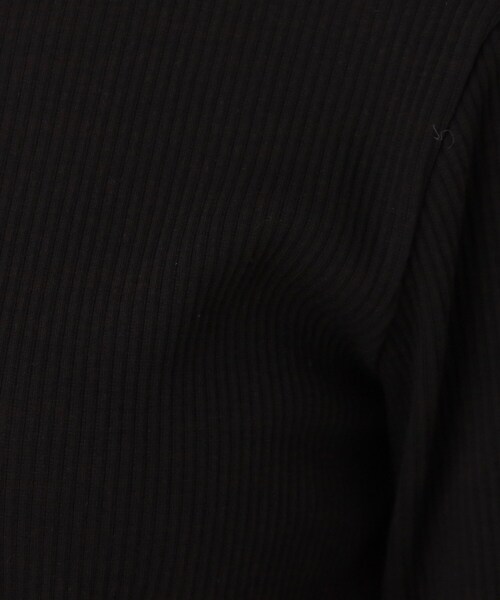 couture brooch（クチュールブローチ）の「【マシンウォッシャブル・通勤・大人可愛い】ハートネックテレコプルオーバー（Tシャツ/カットソー・レディース・オフホワイト/ブラック系2/ボルドー/ブラック・36/38/42/40）」の14枚目の写真