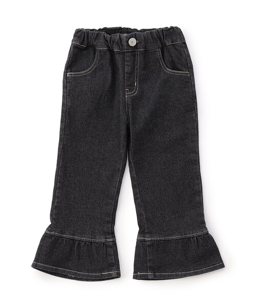 apres les cours（アプレレクール）の「【WEB限定/ジュニア対応】ハートポケット裾フリルパンツ（その他パンツ・キッズ・ローズ/ブラック・110/120/130/140/80/90/100）」の14枚目の写真