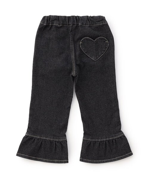 セール】【WEB限定/ジュニア対応】ハートポケット裾フリルパンツ