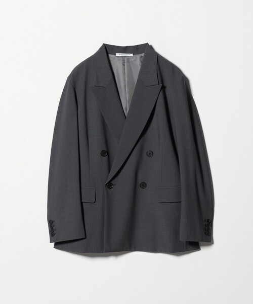 BEAUTY&YOUTH UNITED ARROWS(ビューティーアンドユースユナイテッドアローズ)の「バックレースアップ ダブルジャケット(テーラードジャケット・レディース・ダークグレー/オリーブ・M/S/XS)」の13枚目の写真