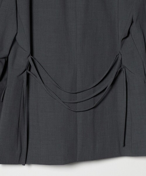 BEAUTY&YOUTH UNITED ARROWS(ビューティーアンドユースユナイテッドアローズ)の「バックレースアップ ダブルジャケット(テーラードジャケット・レディース・ダークグレー/オリーブ・M/S/XS)」の19枚目の写真