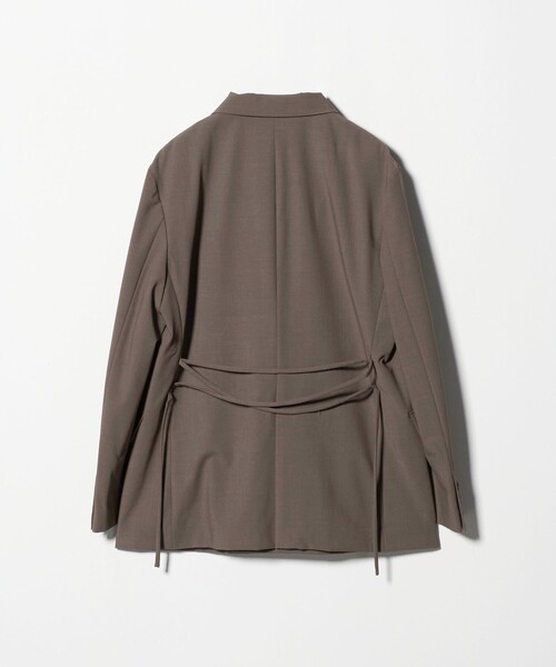 バックレースアップ ダブルジャケット（テーラードジャケット
