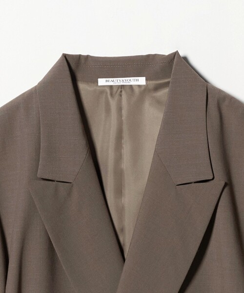 H BEAUTY&YOUTH UNITED ARROWS テーラードジャケット バックレースアップ ダブルジャケット（テーラードジャケット