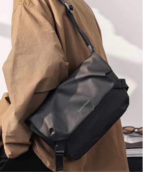 Burner(バーナー)の「【OKUOKU 0909】フラップメッセンジャーバッグ oku-bag-14-17(ショルダーバッグ・メンズ・ブラック・FREE)」の8枚目の写真
