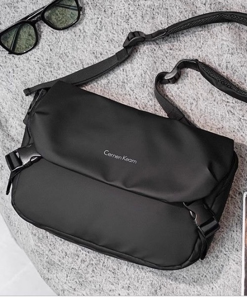 Burner(バーナー)の「【OKUOKU 0909】フラップメッセンジャーバッグ oku-bag-14-17(ショルダーバッグ・メンズ・ブラック・FREE)」の10枚目の写真