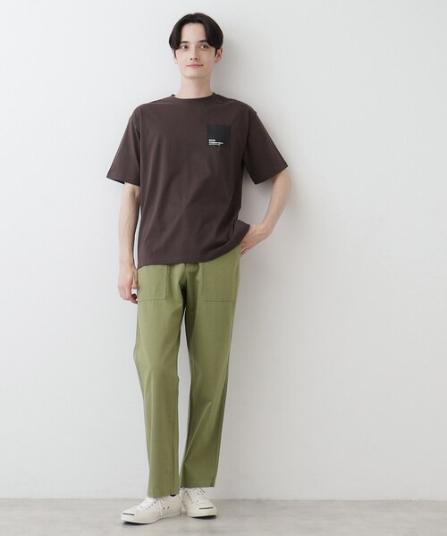 Dessin(デッサン)の「【洗える】コットンツイルパンツ(その他パンツ・メンズ・ベージュ/カーキ・02/03)」の4枚目の写真