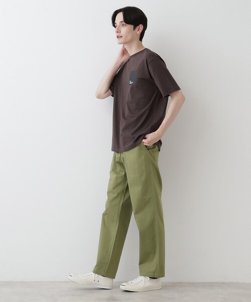 Dessin(デッサン)の「【洗える】コットンツイルパンツ(その他パンツ・メンズ・ベージュ/カーキ・02/03)」の5枚目の写真