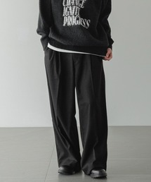 LOWRYS FARM | 【LFM(U)】キモウワイドタックスラックスパンツ　 601661(スラックス)