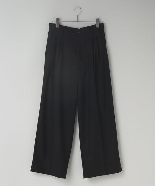 LOWRYS FARM（ローリーズファーム）の「【LFM(U)】キモウワイドタックスラックスパンツ　 601661（スラックス・メンズ・ブラウン/ブラック・MEDIUM/LARGE）」の5枚目の写真