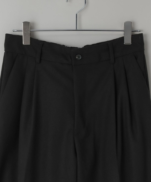 LOWRYS FARM（ローリーズファーム）の「【LFM(U)】キモウワイドタックスラックスパンツ　 601661（スラックス・メンズ・ブラウン/ブラック・MEDIUM/LARGE）」の7枚目の写真