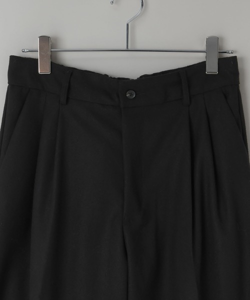 LOWRYS FARM（ローリーズファーム）の「【LFM(U)】キモウワイドタックスラックスパンツ　 601661（スラックス・メンズ・ブラウン/ブラック・MEDIUM/LARGE）」の4枚目の写真