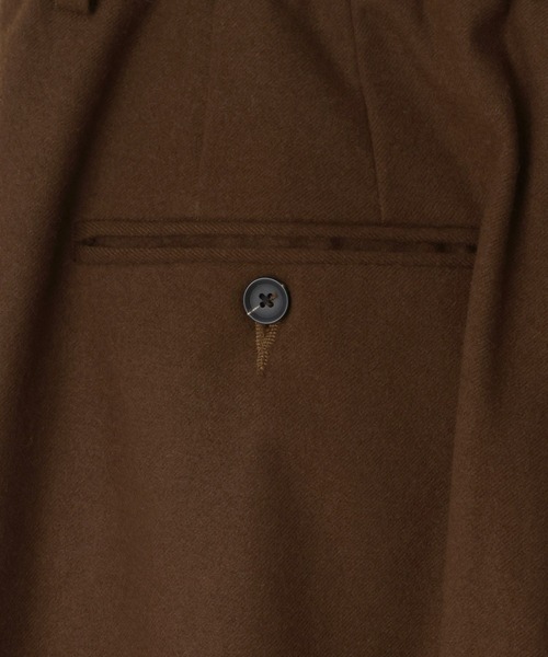 LOWRYS FARM（ローリーズファーム）の「【LFM(U)】キモウワイドタックスラックスパンツ　 601661（スラックス・メンズ・ブラウン/ブラック・MEDIUM/LARGE）」の13枚目の写真