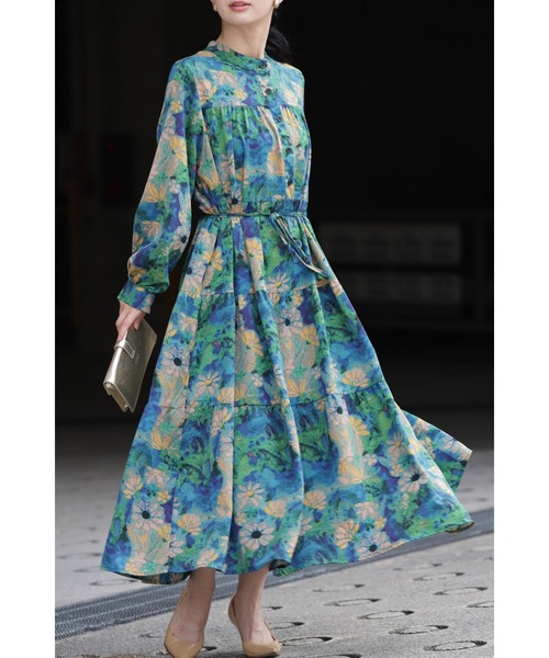 AeAeチェック柄トートバッグ ハート刺繍付き